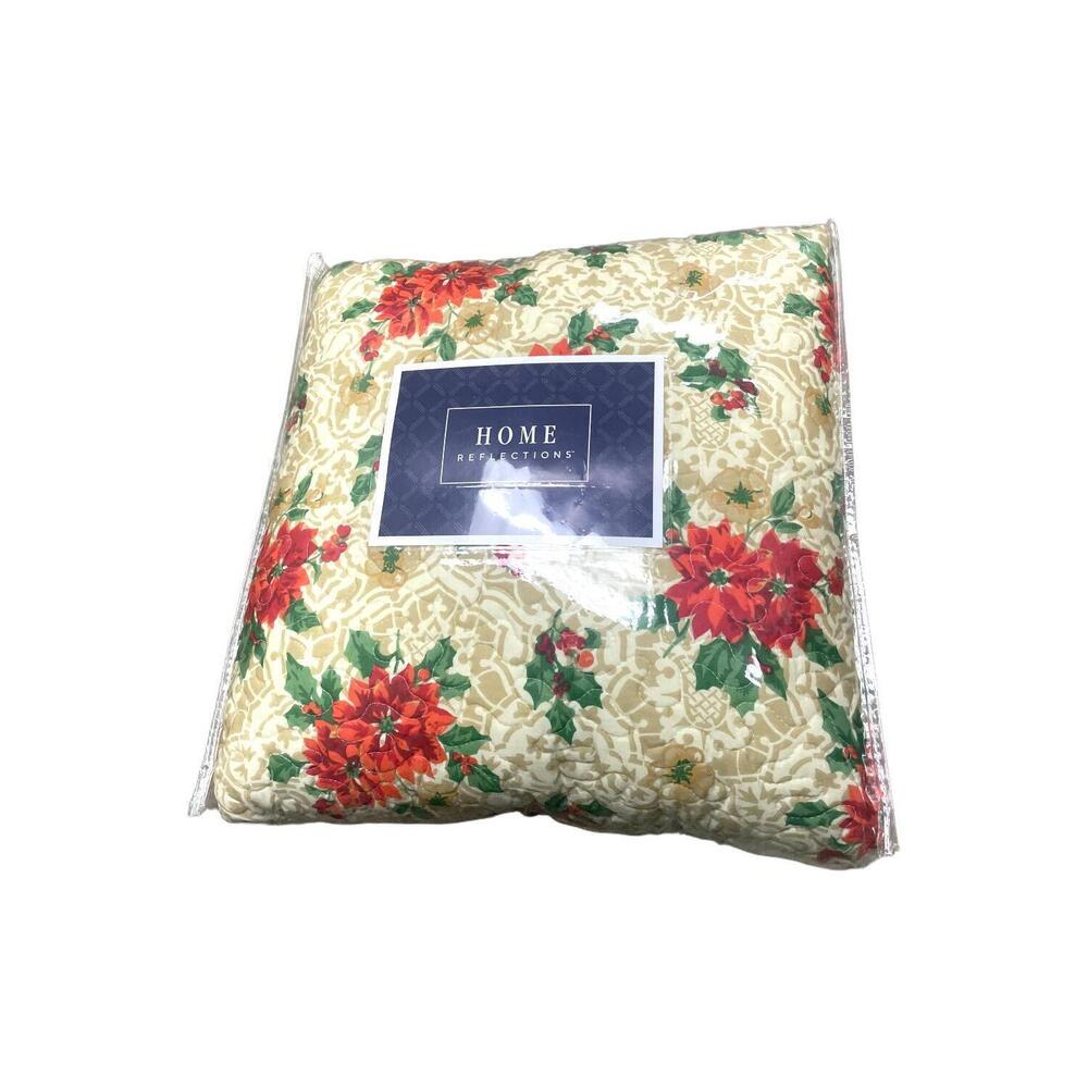 Home Reflections 2-Pack Holiday Motif Pillow Red